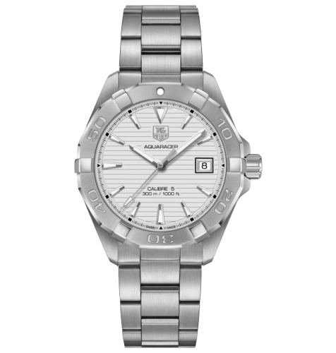 TAG Heuer Aquaracer 300M Calibre 5 40.5 Stainless Steel / Silver / Bracelet